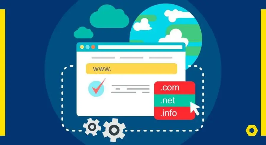 Exemplo de endereço de site com extensão .com.br